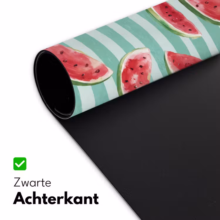 Bureau onderlegger - Watermeloen - Strepen - Groen — 5