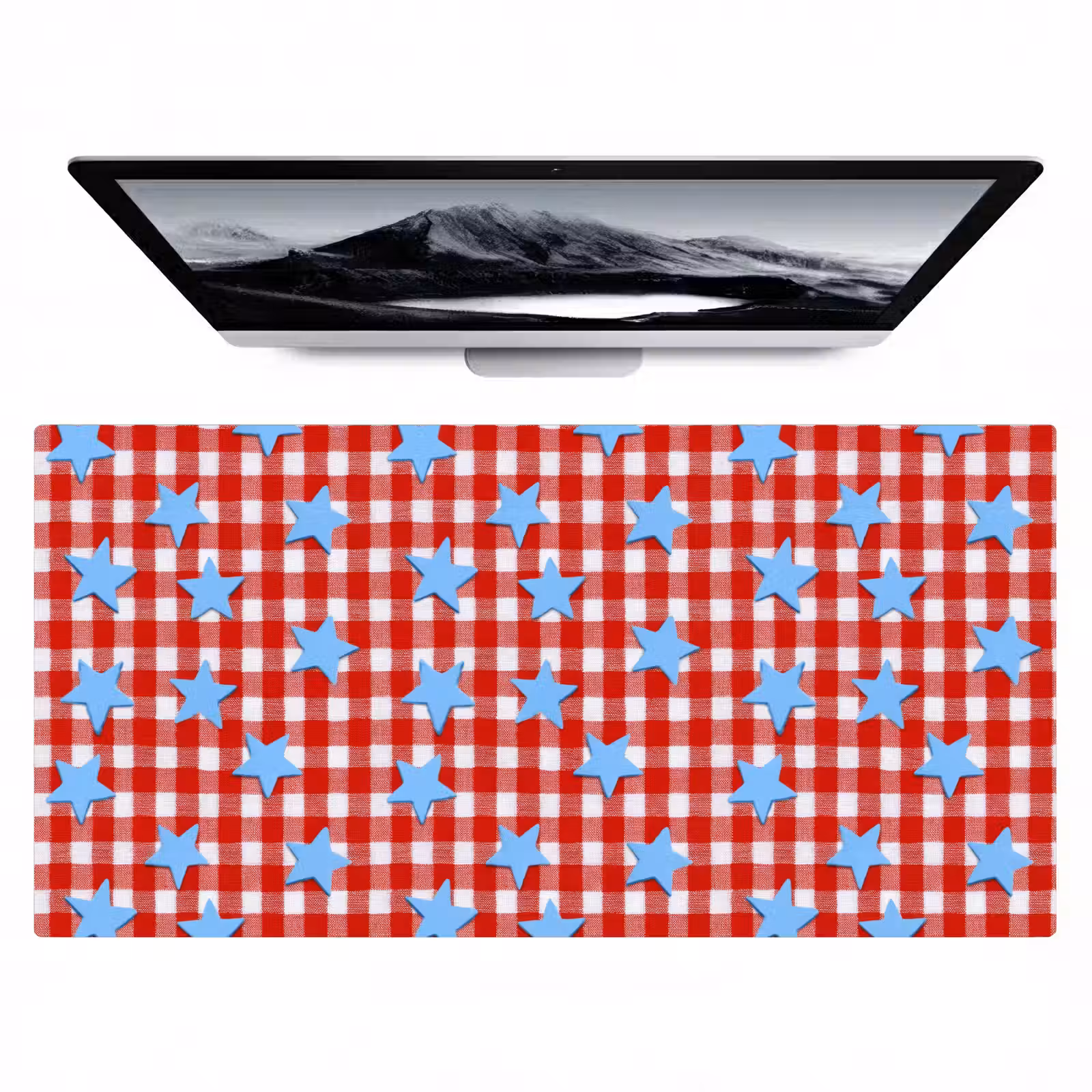 Bureau onderlegger - Ruit - Sterren - Rood — 1
