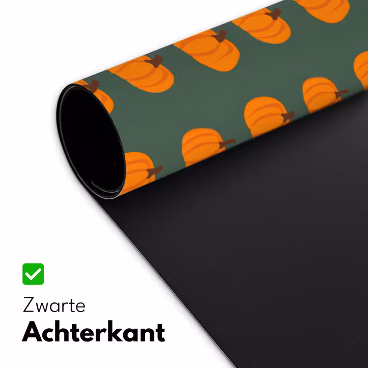 Bureau onderlegger - Pompoen - Patroon - Oranje — 5