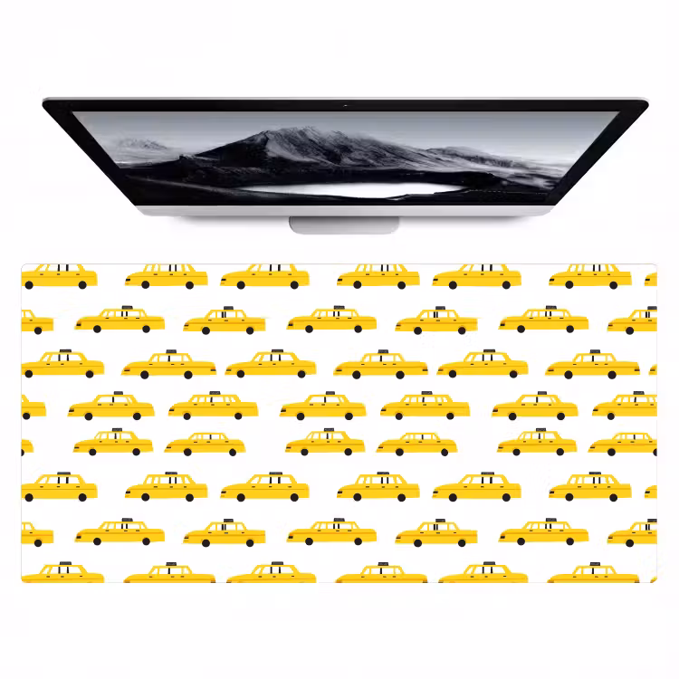 Bureau onderlegger - Taxi - Iconisch - Geel — 1