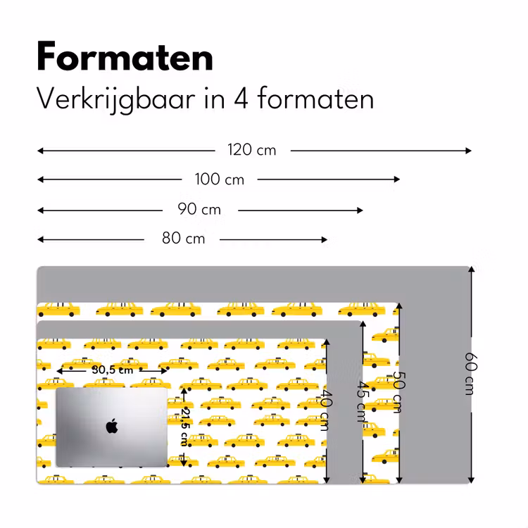 Bureau onderlegger - Taxi - Iconisch - Geel — 8