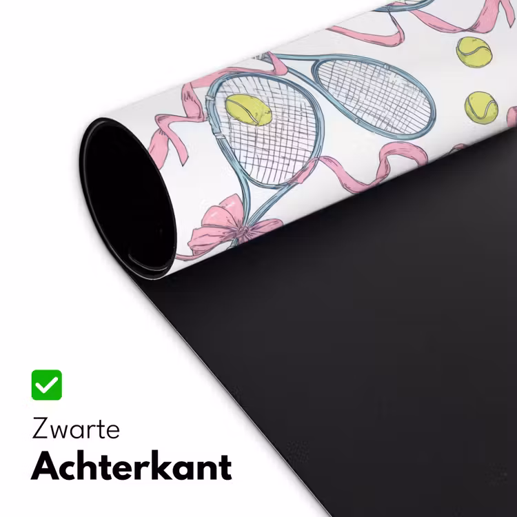 Bureau onderlegger - Tennis - Strikken - Kleurrijk — 5