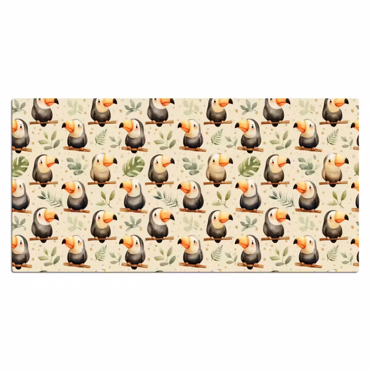 Bureau onderlegger - Toekans - Exotisch - Kleurrijk — 2