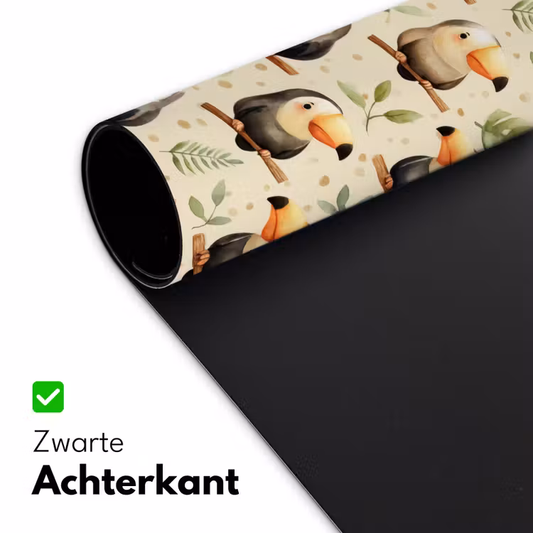 Bureau onderlegger - Toekans - Exotisch - Kleurrijk — 5