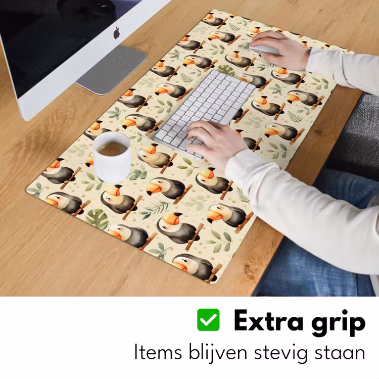 Bureau onderlegger - Toekans - Exotisch - Kleurrijk — 6