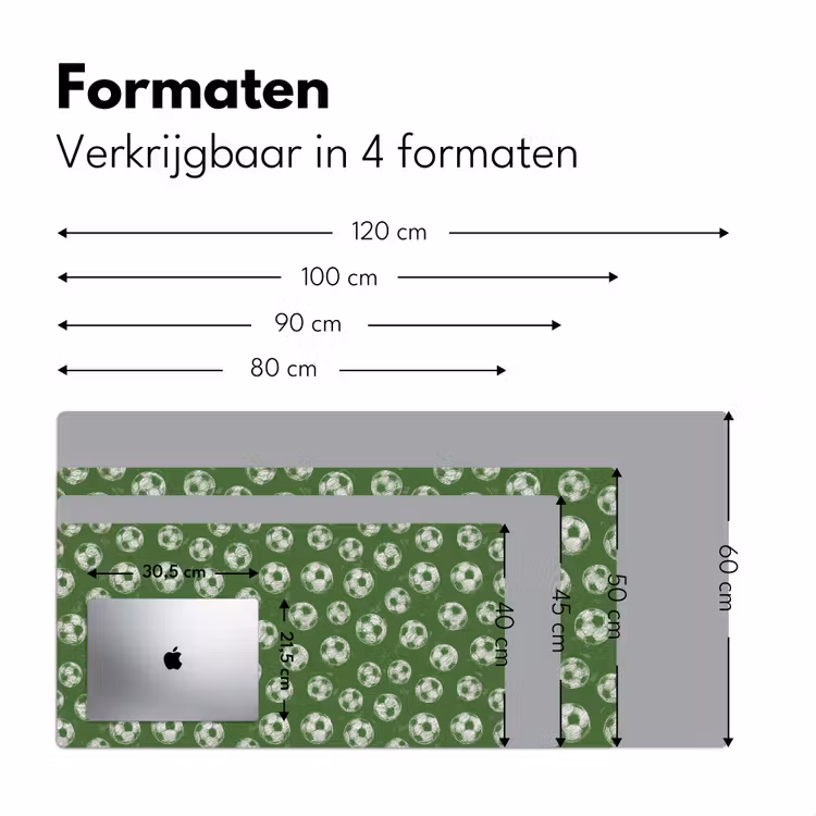 Bureau onderlegger - Voetbal - Sport - Groen — 8