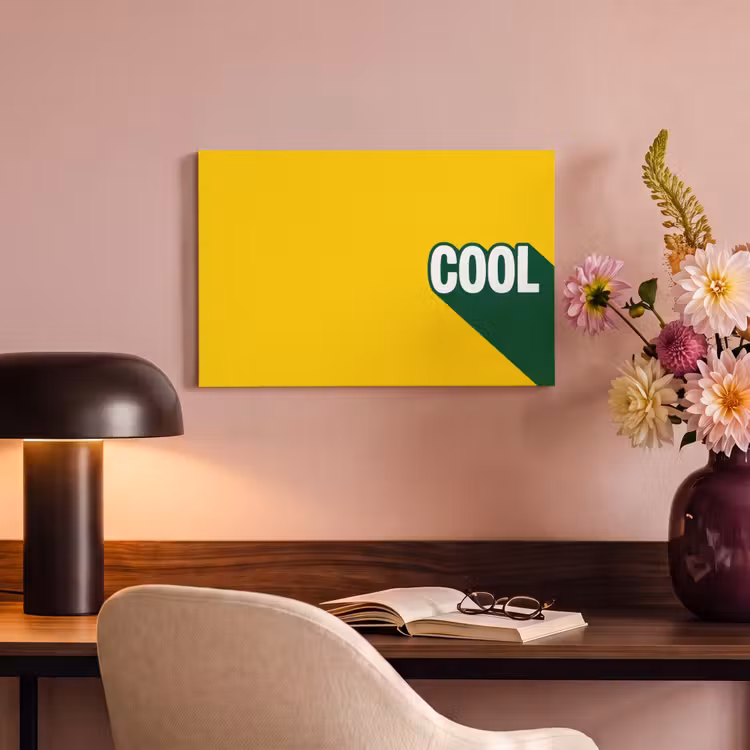 Canvas schilderij - Cool - Geel - Groen — 3