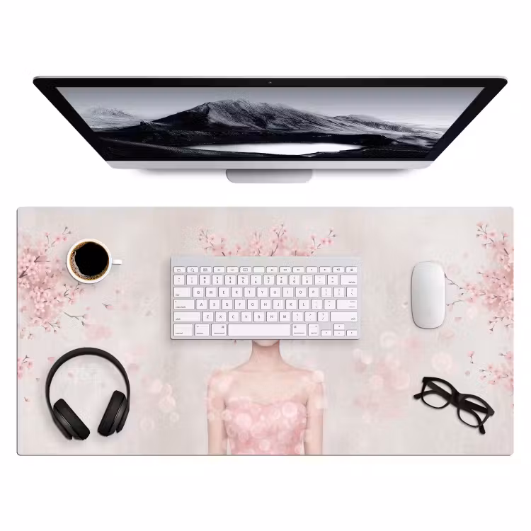 Bureau onderlegger - Portret - Kersenbloesem - Roze — 4