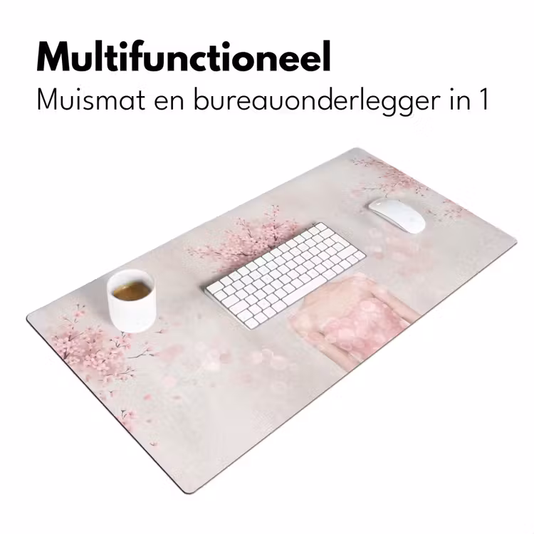 Bureau onderlegger - Portret - Kersenbloesem - Roze — 7