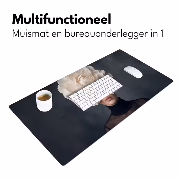 Bureau onderlegger - Portret - Mysterieus - Wit — 7