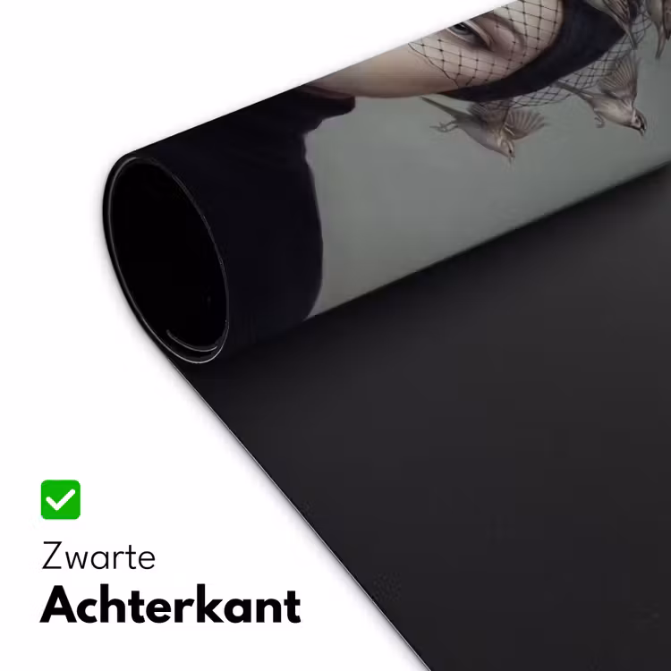 Bureau onderlegger - Portret - Vogels - Zwart — 5