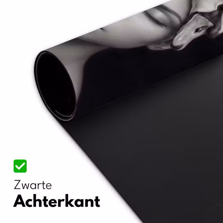 Bureau onderlegger - Portret - Zwaan - Zwart - Wit — 5