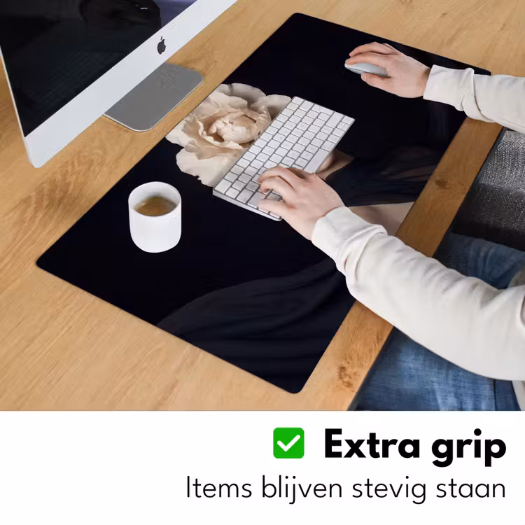 Bureau onderlegger - Roos - Tijdloos - Zwart — 6