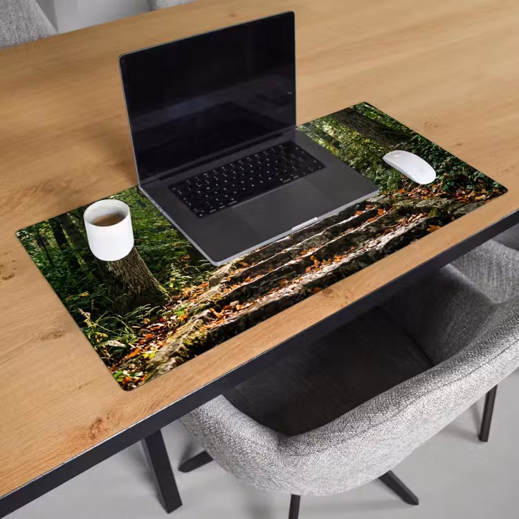 Bureau onderlegger - Stenen - Trap - Bos - Natuur — 3