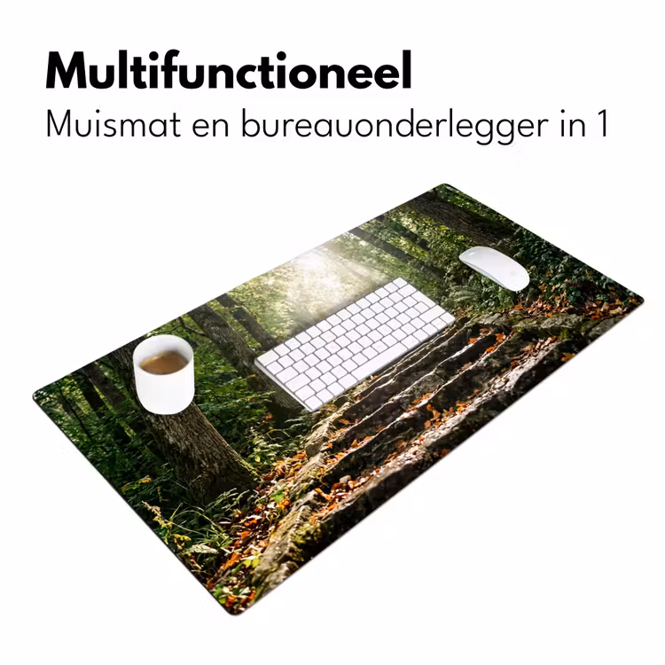 Bureau onderlegger - Stenen - Trap - Bos - Natuur — 7
