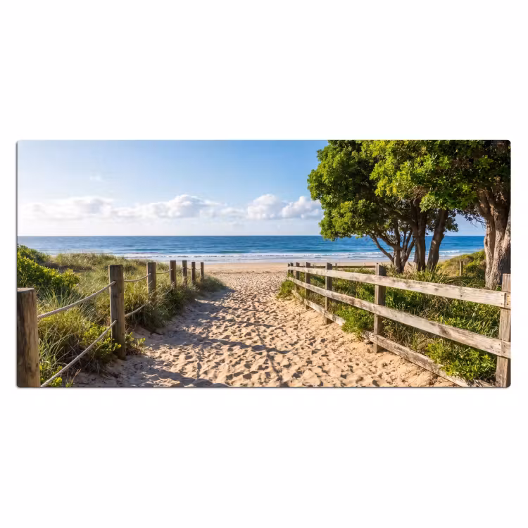 Bureau onderlegger - Strand - Zandpad - Oceaan - Natuur — 2