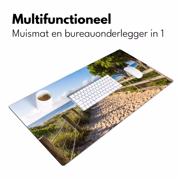 Bureau onderlegger - Strand - Zandpad - Oceaan - Natuur — 7
