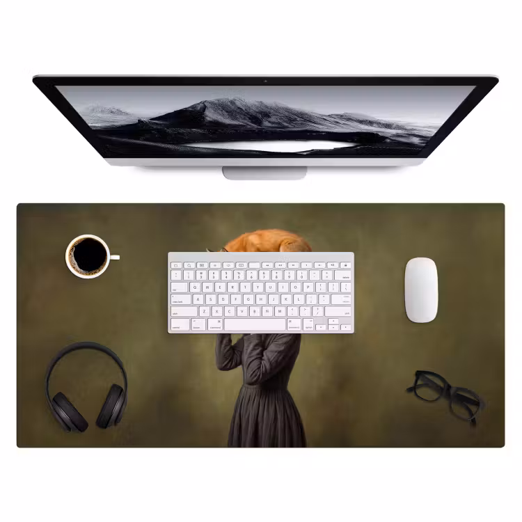 Bureau onderlegger - Vos - Surrealistisch - Groen — 4