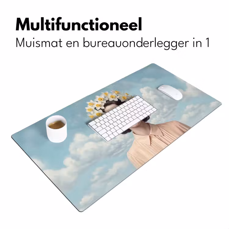 Bureau onderlegger - Vrouw - Narcissen - Geel — 7
