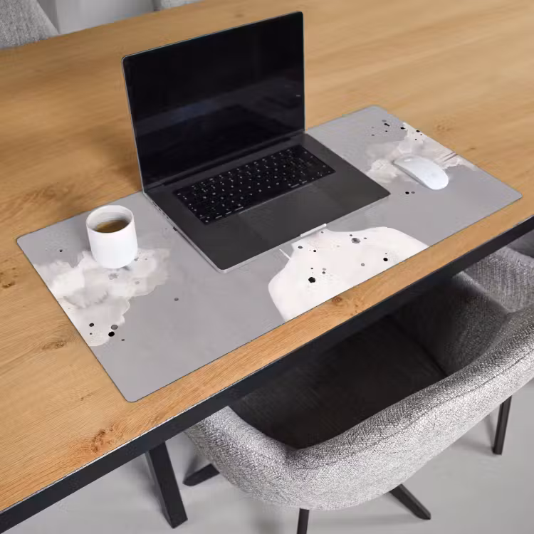 Bureau onderlegger - Vrouw - Wolk - Grijs — 3