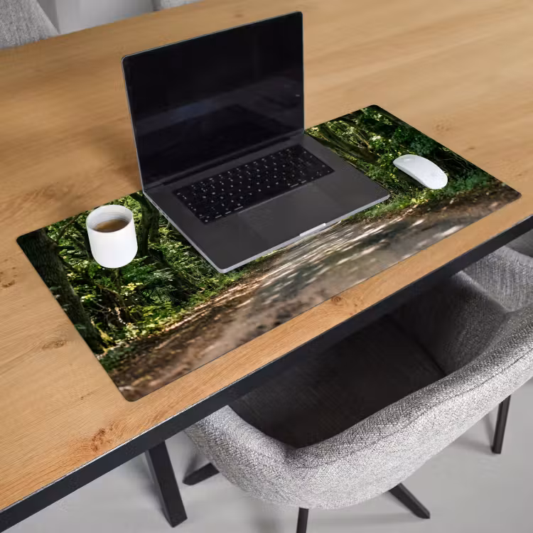 Bureau onderlegger - Weg - Bomen - Natuur - Groen — 3