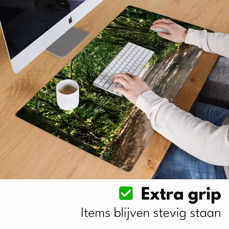 Bureau onderlegger - Weg - Bomen - Natuur - Groen — 6