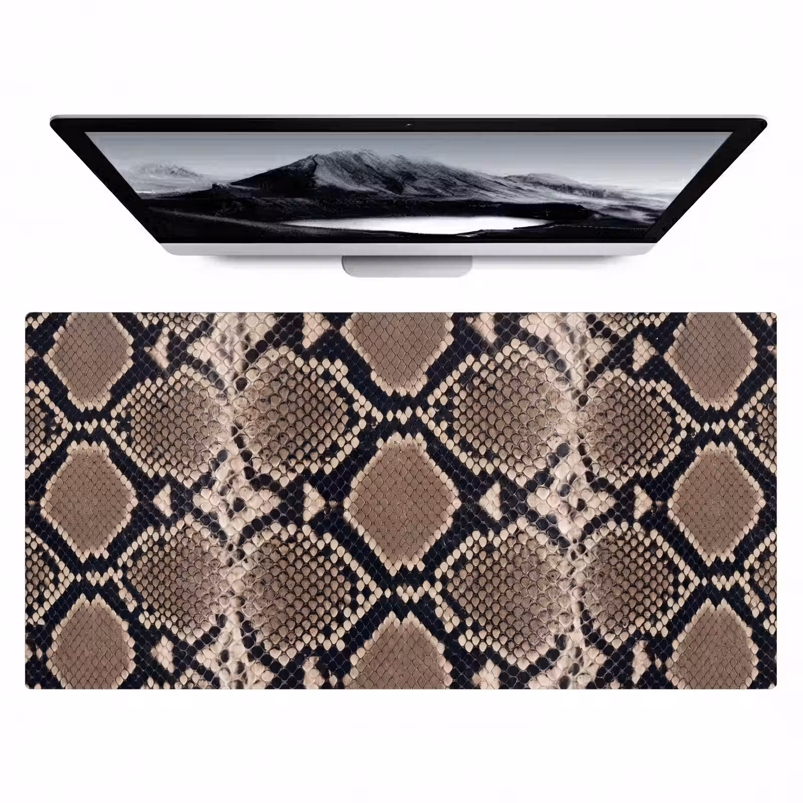 Bureau onderlegger - Slangenprint - Python - Bruin — 1