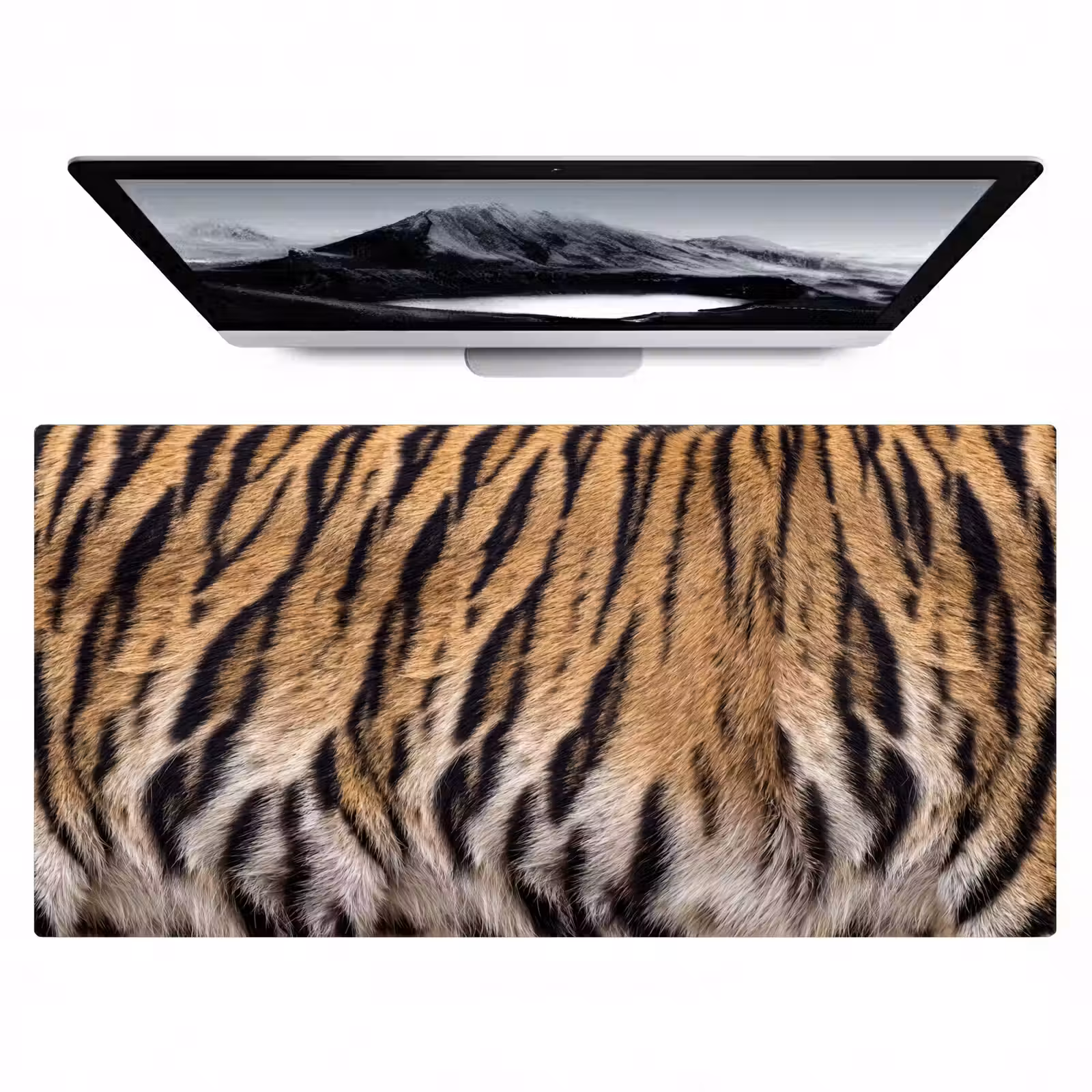 Bureau onderlegger - Tijgervacht - Klassiek - Zwart — 1