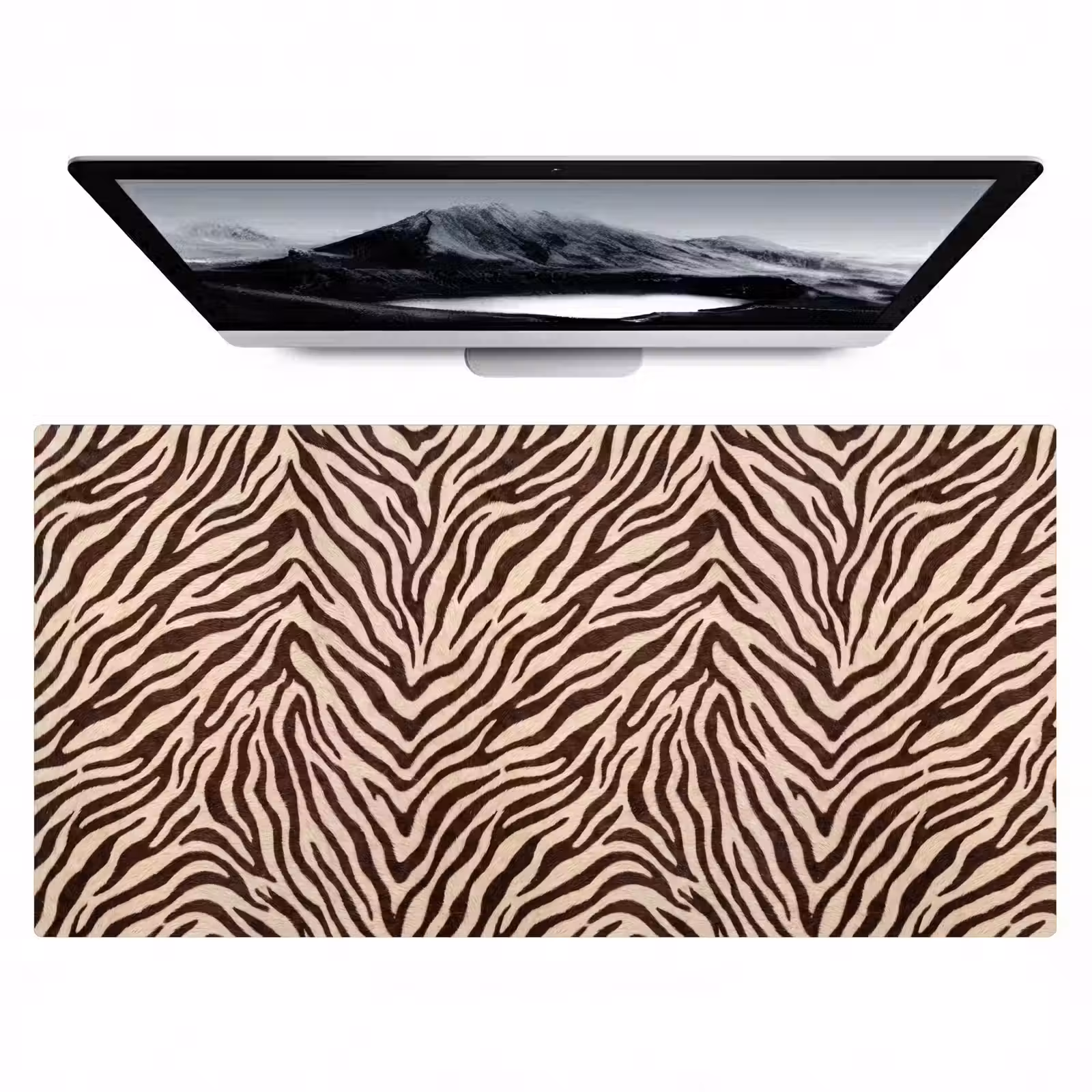Bureau onderlegger - Zebra - Strepen - Bruin — 1