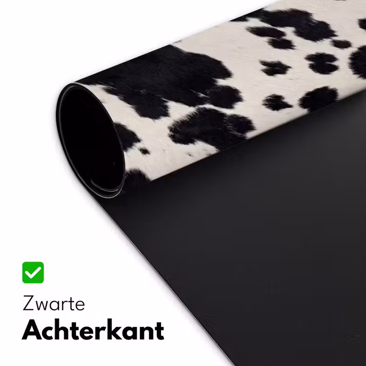 Bureau onderlegger - Patroon - Vacht - Zwart - Wit — 5