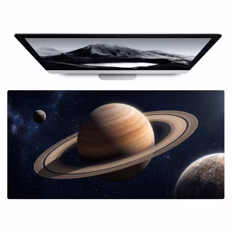 Bureau onderlegger - Planeten - Saturnus - Ruimte — 1