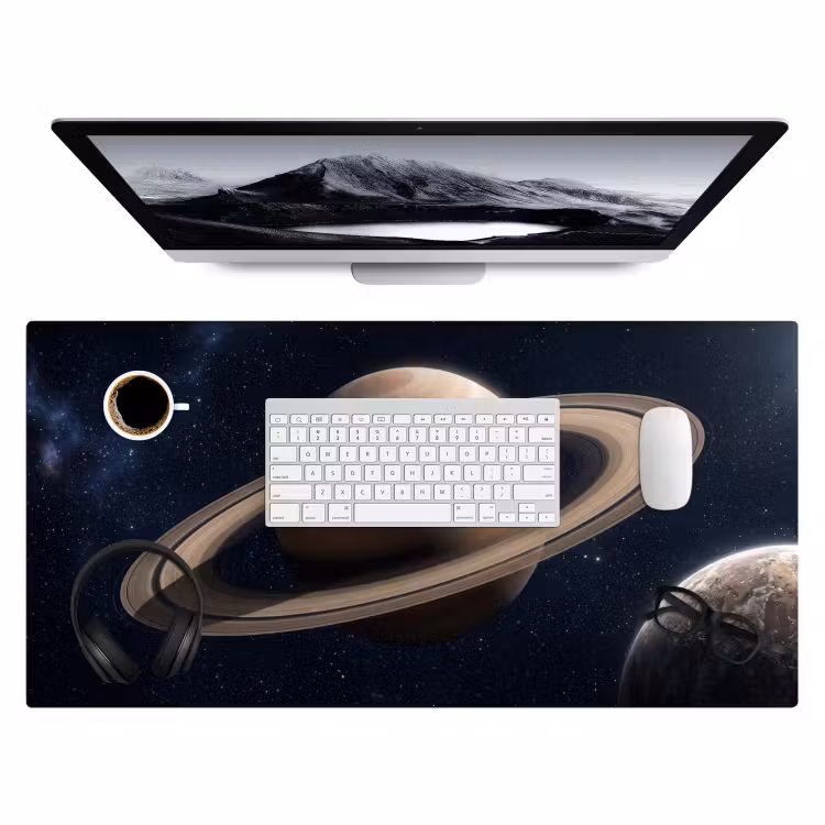 Bureau onderlegger - Planeten - Saturnus - Ruimte — 4