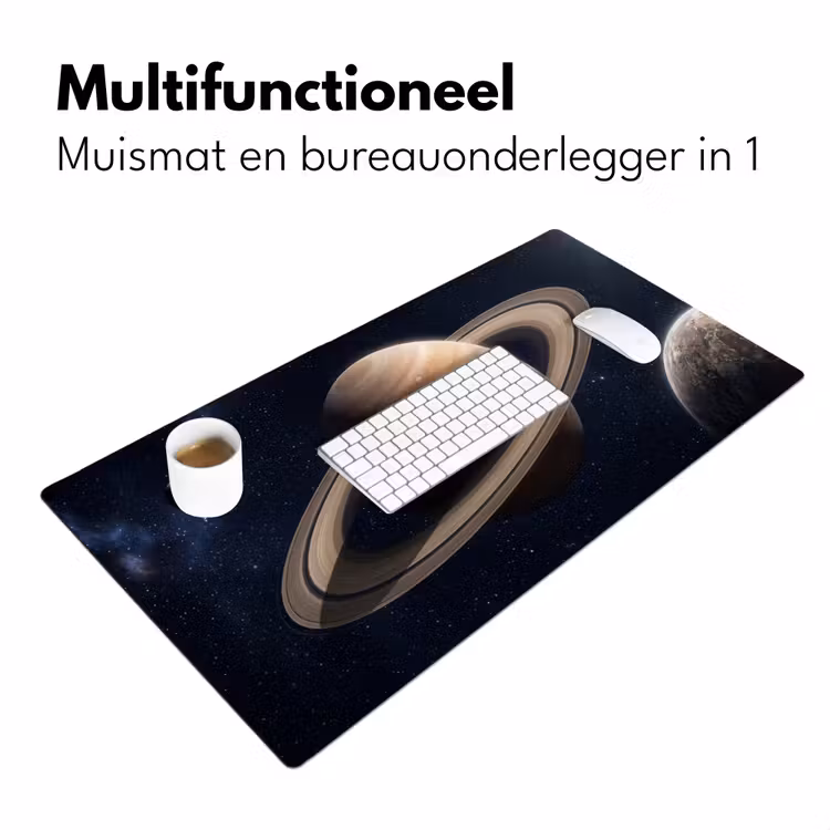Bureau onderlegger - Planeten - Saturnus - Ruimte — 7