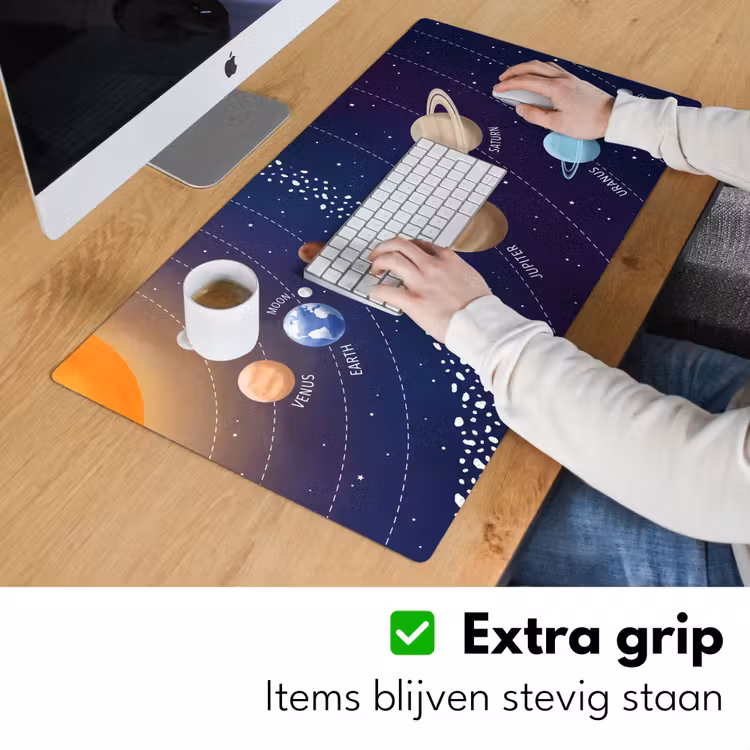 Bureau onderlegger - Planetenstelsel - Ruimte - Illustratie — 6
