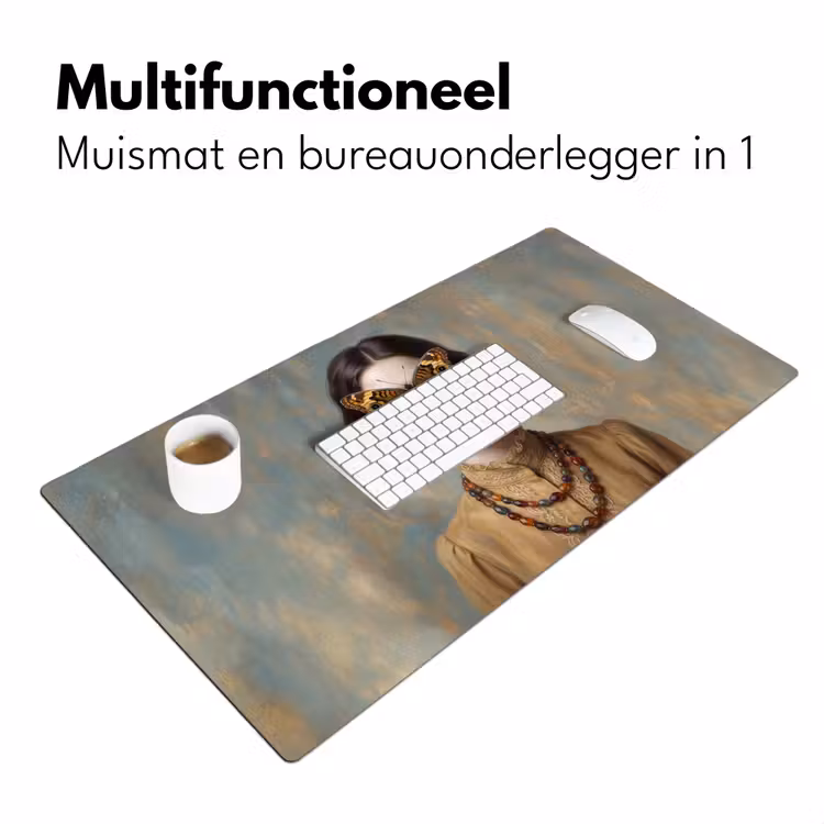 Bureau onderlegger - Portret - Vlinder - Kleurrijk — 7