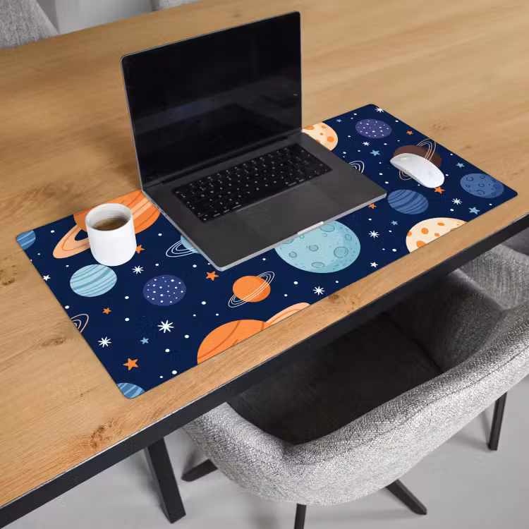 Bureau onderlegger - Ruimte - Planeten - Kleurrijk — 3