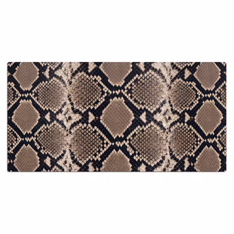 Bureau onderlegger - Slangenprint - Python - Bruin — 2