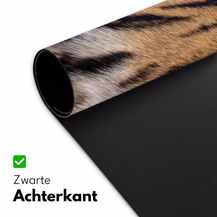 Bureau onderlegger - Tijgervacht - Klassiek - Zwart — 5