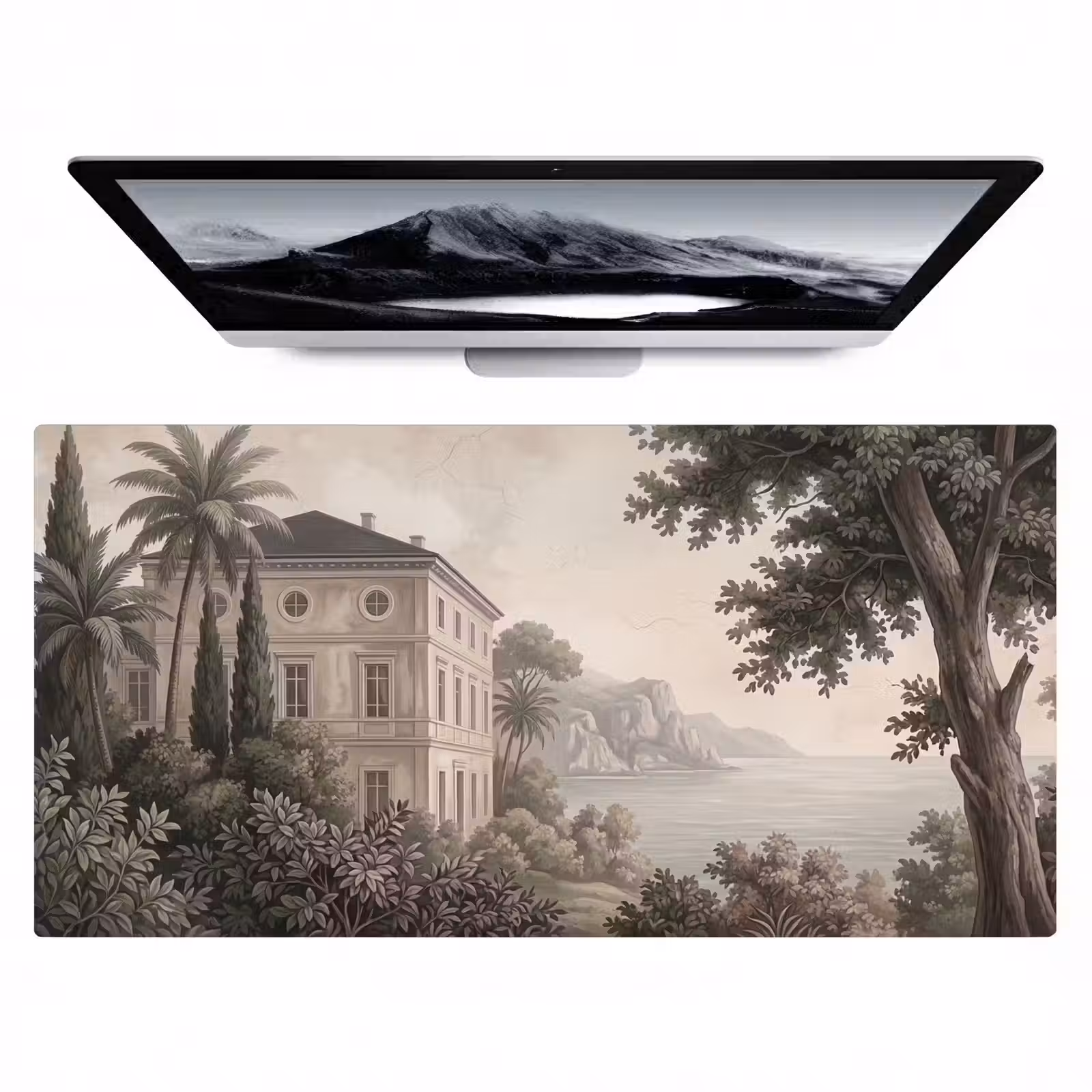 Bureau onderlegger - Zee - Villa - Beige — 1