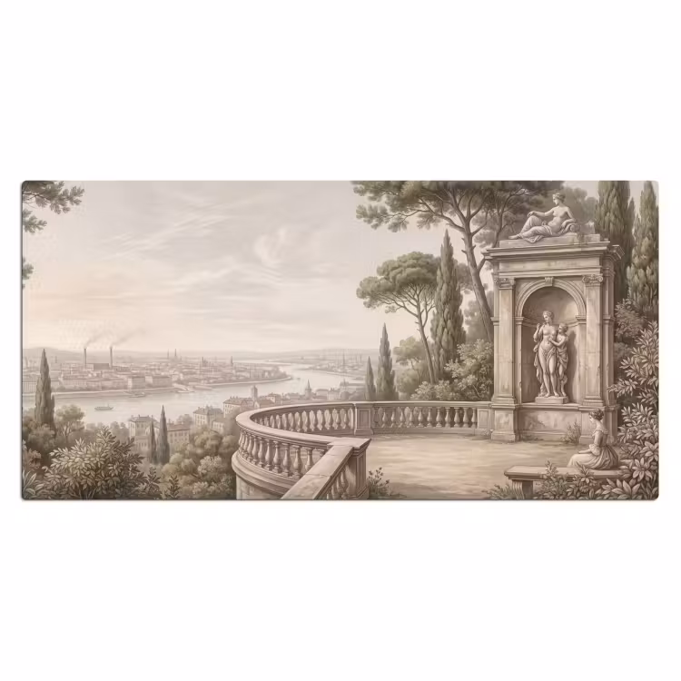 Bureau onderlegger - Terras - Stad - Uitzicht - Rivier — 2