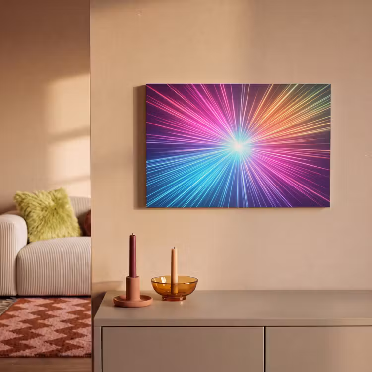 Canvas schilderij - Abstract - Light - Burst - Modern - Colorful — 2