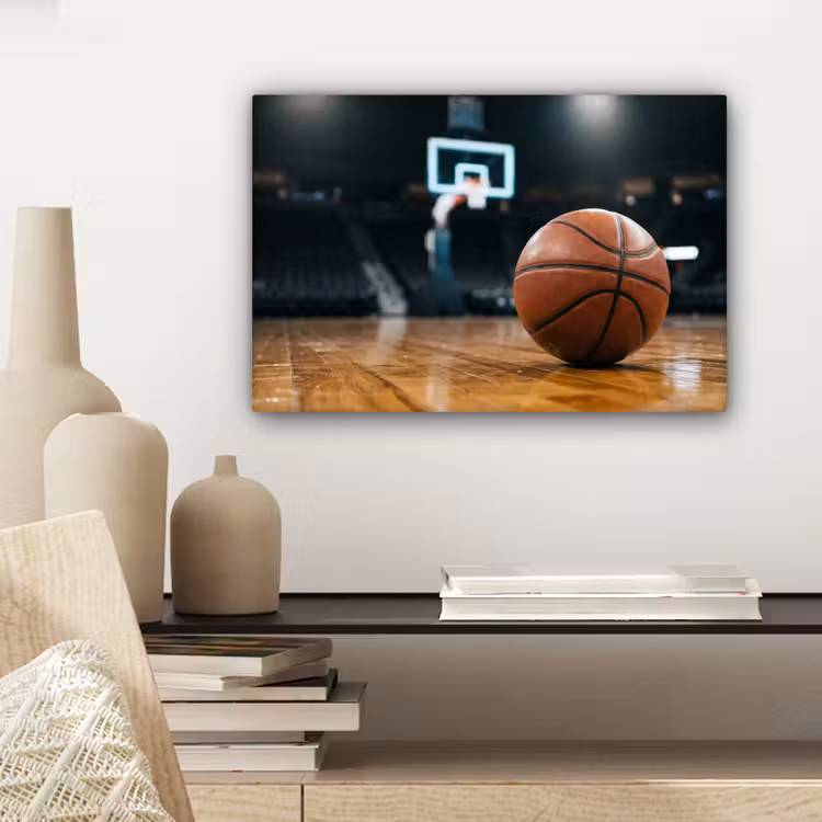 Canvas schilderij - Basketbal - Arena - Sport — 5