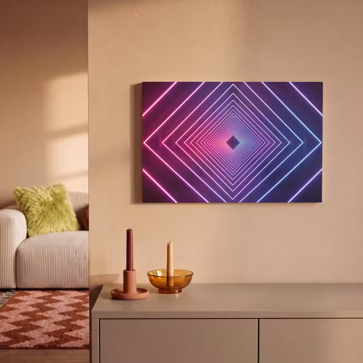 Canvas schilderij - Driedimensionaal - Tunnel - Ruimte — 2