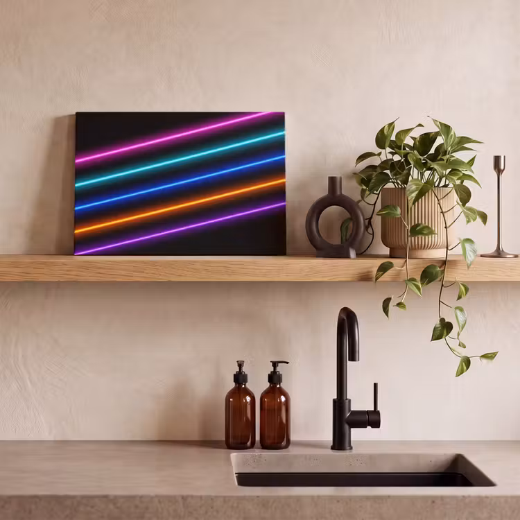 Canvas schilderij - Esthetiek - Retro - Neon — 3