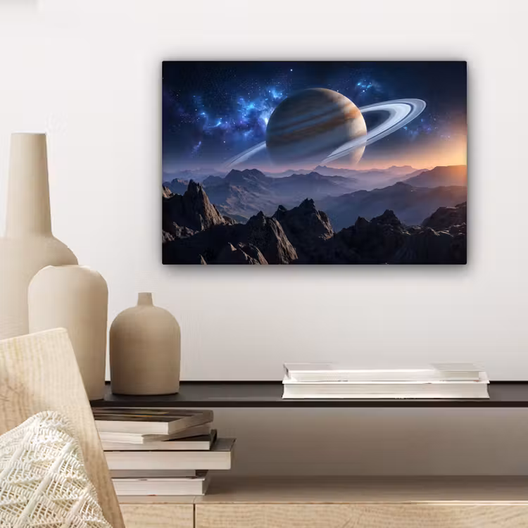 Canvas schilderij - Fantasy - Kosmos - Landschap — 5