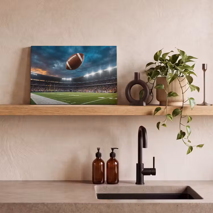 Canvas schilderij - Football - Bal - Stadion - Sport — 3