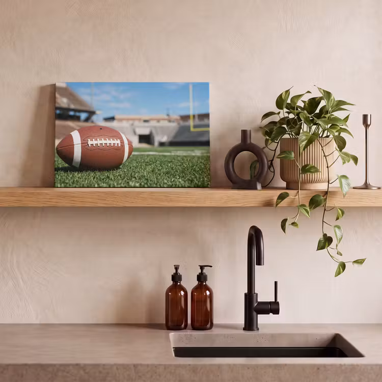 Canvas schilderij - Football - Veld - Stadion - Sport — 3