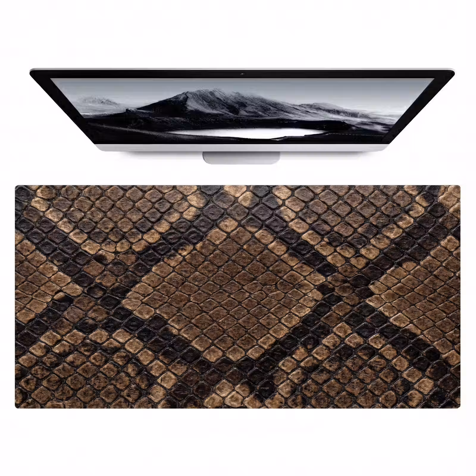 Bureau onderlegger - Python - Schubben - Brons — 1