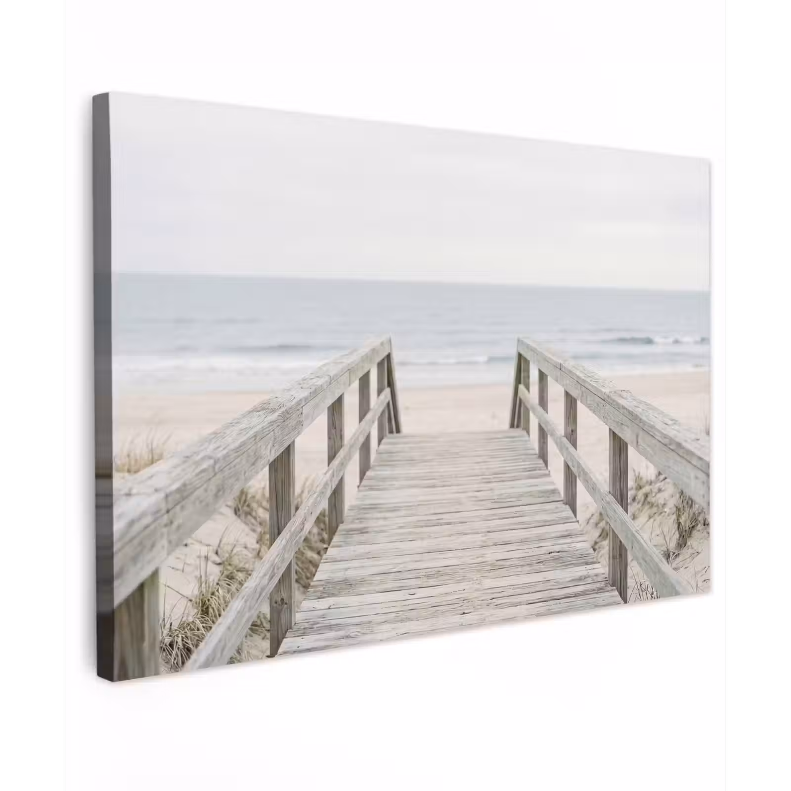 Canvas schilderij - Duinen - Vlonder - Oceaan — 1