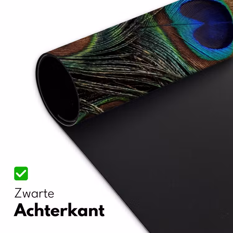 Bureau onderlegger - Pauwenveren - Klassiek - Groen — 5